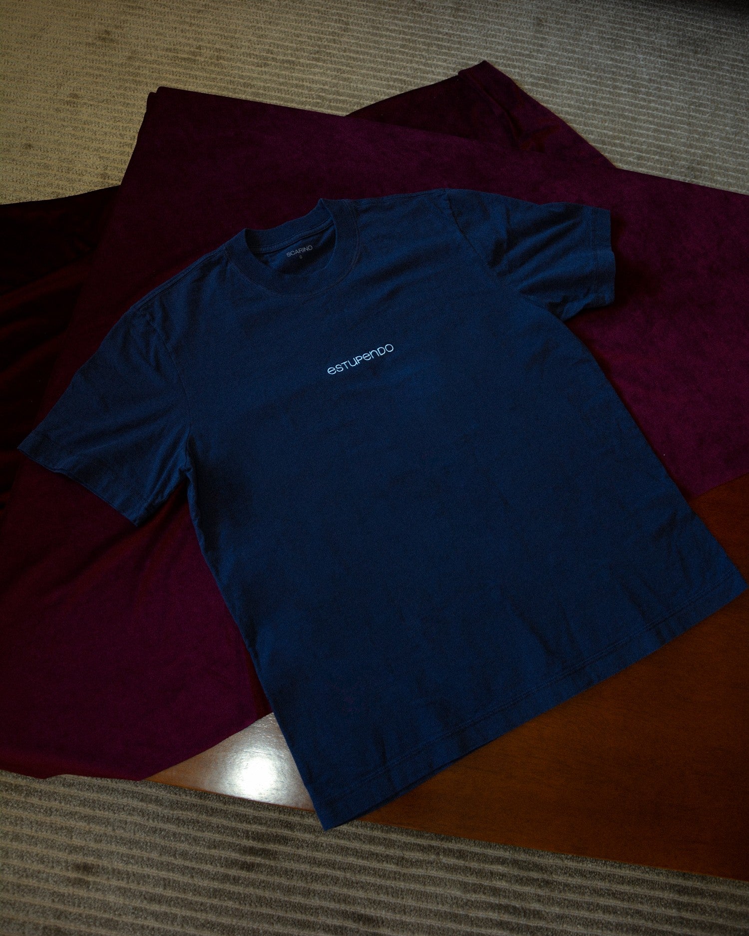 CAMISETA AZUL DO ROTEIRO ESTUPENDO